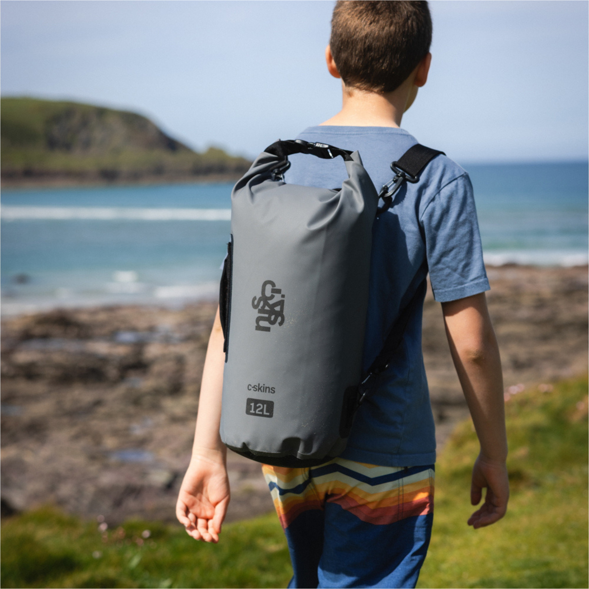 2026 C-Skins Session 12L Dry Bag C-DBSE12 - Storm Grey